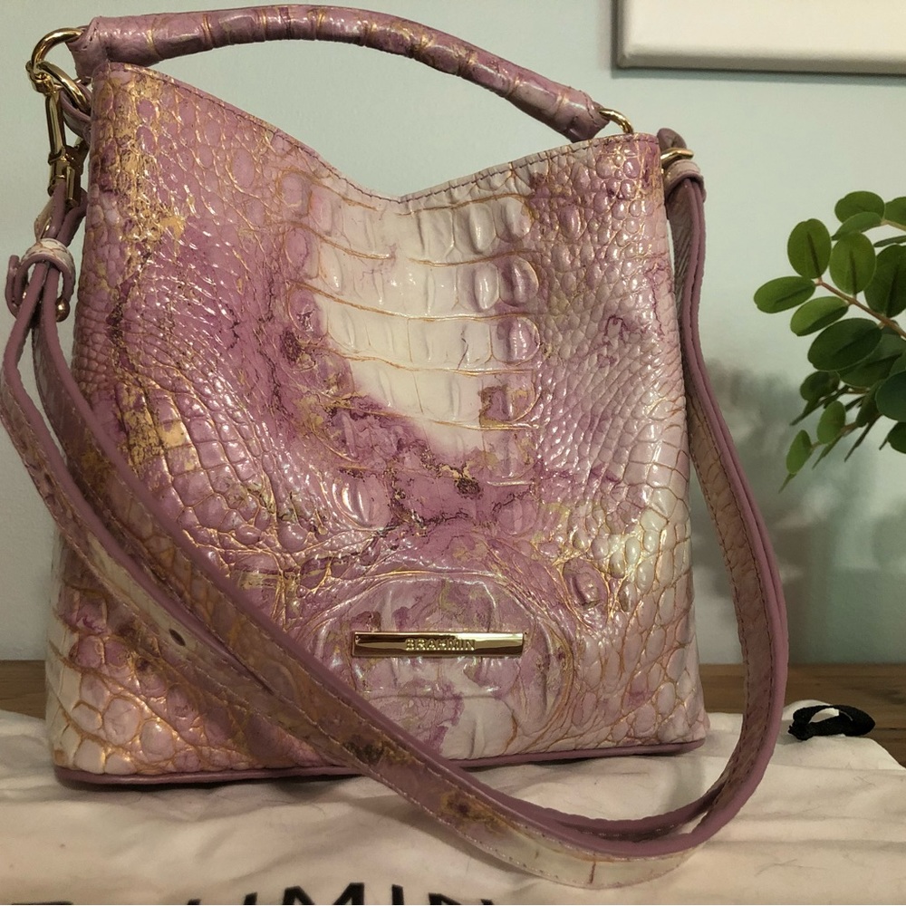 Brahmin Mini Amelia Lilac